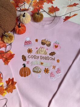 Cute Cosy Season Embroidered Sweatshirt, 4 of 7