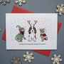 Funny Dogs Christmas Card Or Pack, thumbnail 2 of 2