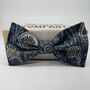 Liberty Bow Tie In Navy Peacock Feathers, thumbnail 1 of 2