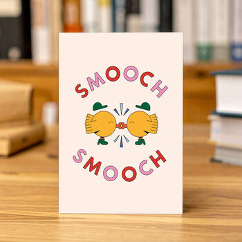Smooch Smooch Love Greeting Card, 2 of 4