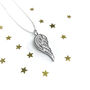 Sterling Silver Angel Wing Necklace, thumbnail 3 of 6