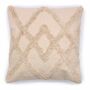Classic Cushion Cover Cream Lux Criss Cross 45x45cm, thumbnail 1 of 5