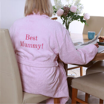 Personalised Dressing Gown For Mum, 2 of 12