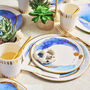 Blue Ocean Watercolour Small Party Plates X 10, thumbnail 1 of 4