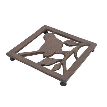 Traditional Iron Country Birds Trivet, 2 of 7