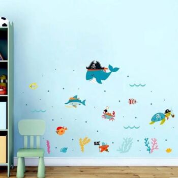 Under The Sea Children’s Sea Creatures Decal Stickers, 3 of 5