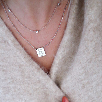 'You Are Stronger Than You Know' Tag Necklace, 4 of 9