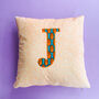 Personalised African Print Letter Cushion, thumbnail 3 of 9