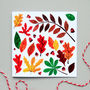 Autumn Leaves Greetings Card, thumbnail 6 of 8