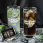 Personalised Any Name Any Drink Pair Of Highball Glasses, thumbnail 1 of 3