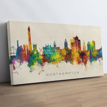 Northampton Skyline Cityscape Art Print, 10 of 12