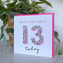 Leopard Love 13th Birthday Card, thumbnail 3 of 3