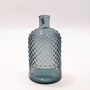 Recycled Glass Patterned Bottle Vase In Eight Colours, thumbnail 5 of 9