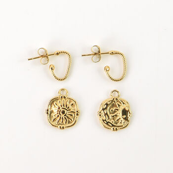 Luna Sun Drop Earrings, 3 of 8