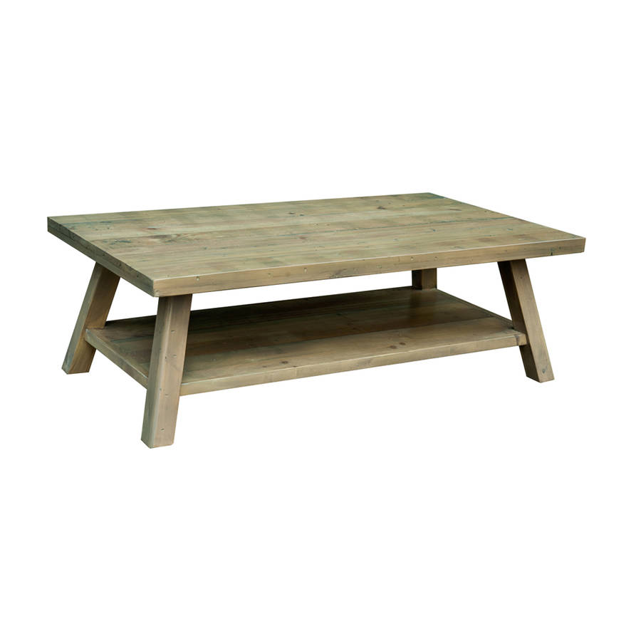 plank coffee table by the orchard furniture | notonthehighstreet.com