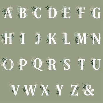 Alphabet Initial Candle • A Z • Scented Brown Glass Jar Candle, 7 of 9