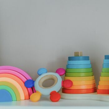 Summer Stack And Play Set 1st Birthday Or New Baby Gift, 3 of 7