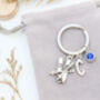 Personalised Skiing Keyring Ski Gift, Travel Keepsake, thumbnail 5 of 7