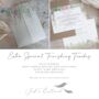 Whimsical Spring Wedding Invitation Stack, thumbnail 3 of 8