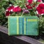 Personalised Lime And Green Small Leather Purse Wallet, thumbnail 2 of 12