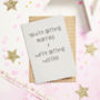 'You're Getting Married And We're Getting Wasted' Card, thumbnail 1 of 3