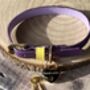 Engraved Pet Name Heart Padlock Dog Tag, thumbnail 2 of 8