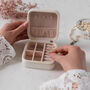 Dusky Roses And Wildflower Travel Jewellery Box Case, thumbnail 5 of 7