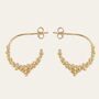 Gold Nyx Hoops, thumbnail 3 of 5