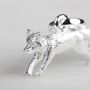 Stunning Sterling Silver Fox Pendant, thumbnail 8 of 9
