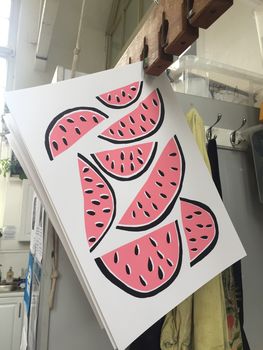 Watermelons Limited Edition Print Framing Available, 7 of 7