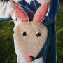 Rabbit Handbag For Children With Initials, thumbnail 1 of 5