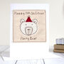 Personalised Polar Bear Christmas Card For Him Or Her, thumbnail 8 of 8