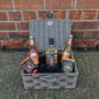 Luxury Gin And Tonic Hamper With Snacks Inside Basket, thumbnail 1 of 3