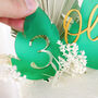 Monstera Personalised Cake Topper Set, thumbnail 6 of 6