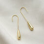 Dangle Hoop Earrings, thumbnail 1 of 2