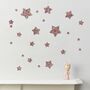 Chunky Glitter Star Wall Stickers, thumbnail 6 of 9