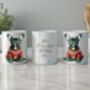 Personalised Black French Bulldog In Christmas Jumper Mug, thumbnail 2 of 2