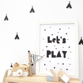 Teepee Wall Stickers, 2 of 5