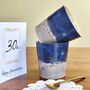30th Birthday And Wedding Anniversary Gift Navy Blue, thumbnail 1 of 9