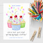 Teacher Gift, Cupcake Fingerprint For All The Class, thumbnail 3 of 6