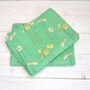 Daffodils Linen Tea Towel, thumbnail 5 of 6