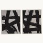 Brookby Set Of Two Framed Abstract Wall Art, thumbnail 3 of 3