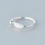 Silver Plated Boho Midi Ring, thumbnail 4 of 8