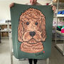 Personalised Dog Mum Dog Lover Fleece Blanket, thumbnail 4 of 12
