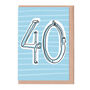 Bendy Milestone Birthday Age Cards, thumbnail 9 of 12