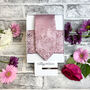 Desert Rose Floral Wedding Tie Set, thumbnail 5 of 6