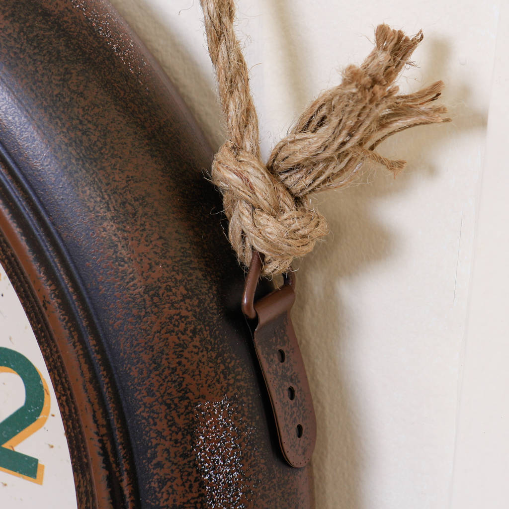 Retro Beer Lover's Hanging Wall Clock By Dibor