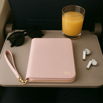 Personalised Faux Leather Travel Documents Folder, 9 of 12