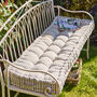 Extra Large Vintage Striped Bench Cushion, thumbnail 1 of 5