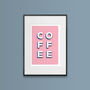 Coffee, Retro, Poster Print, thumbnail 3 of 7